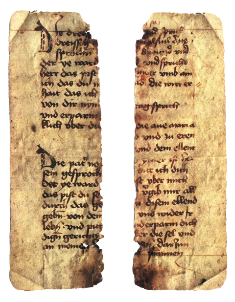 Buchseite aus einem religiösen Text (Foto: Institut für Archäologie der Leopold-Franzens-Universität Innsbruck)